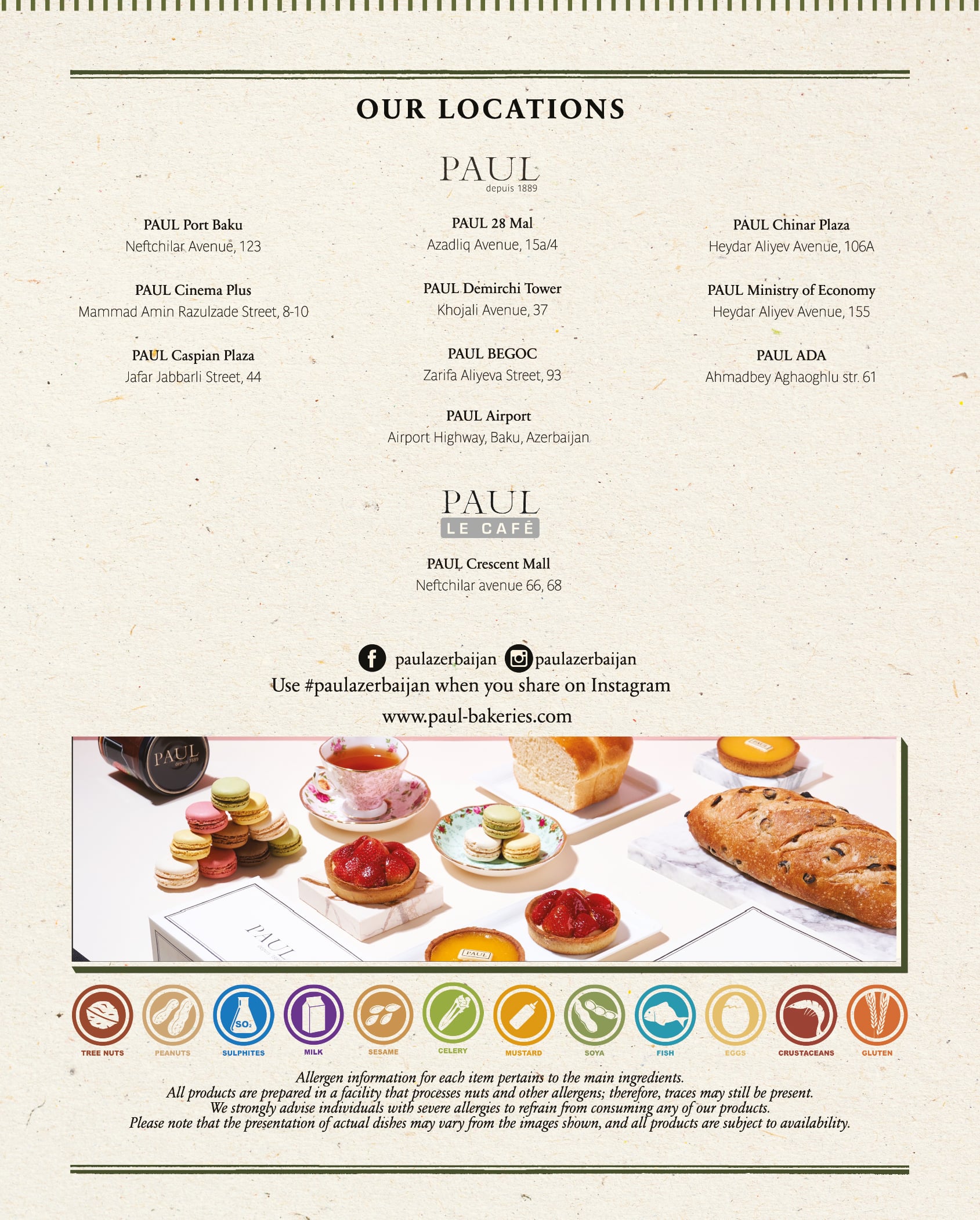 Menu page 18